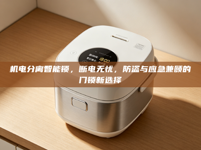 机电分离智能锁，断电无忧，防盗与应急兼顾的门锁新选择
