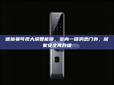 德施曼可视大屏智能锁，室内一键洞悉门外，居家安全再升级