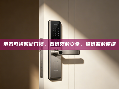 萤石可视智能门锁，看得见的安全，摸得着的便捷