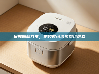 晨起自动开窗，把较好缕清风搬进卧室