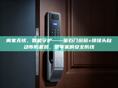 离家无忧，智能守护——萤石门窗磁+摄像头自动布防套装，筑牢家的安全防线